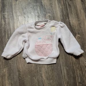 Vintage Childwise Sweater Bears Balloon Print Fleece Pullover Shirt 0-6 months